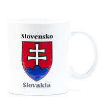 SLOVENSKO Šálka znak biela